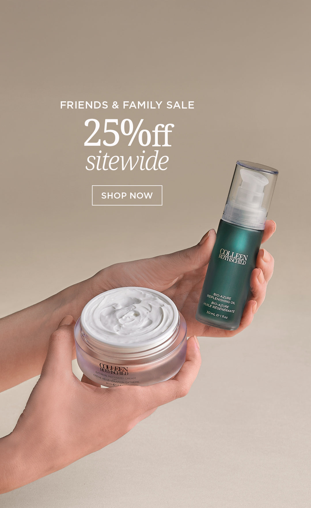 Colleen Rothschild Beauty Friends & Family Sale 25% Off Sitewide