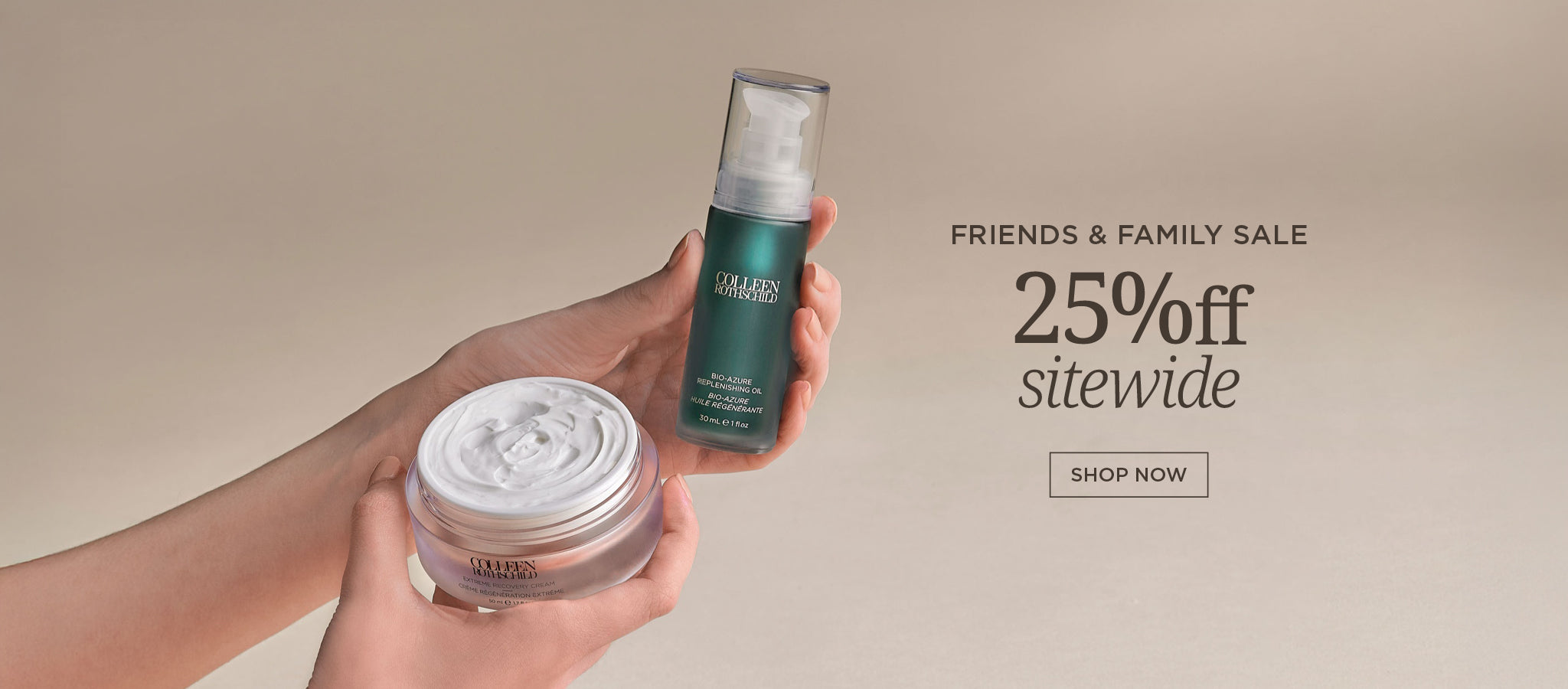 Colleen Rothschild Beauty Friends & Family Sale 25% Off Sitewide