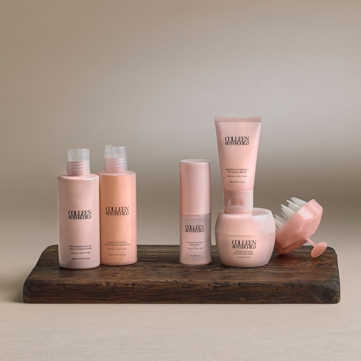 Quench & Shine Travel Hair Essentials Set - Colleen Rothschild Beauty