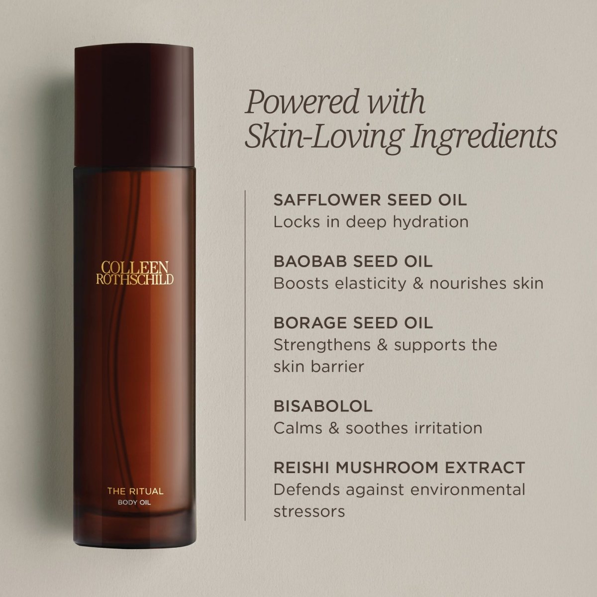 THE RITUAL Body Oil - Colleen Rothschild Beauty