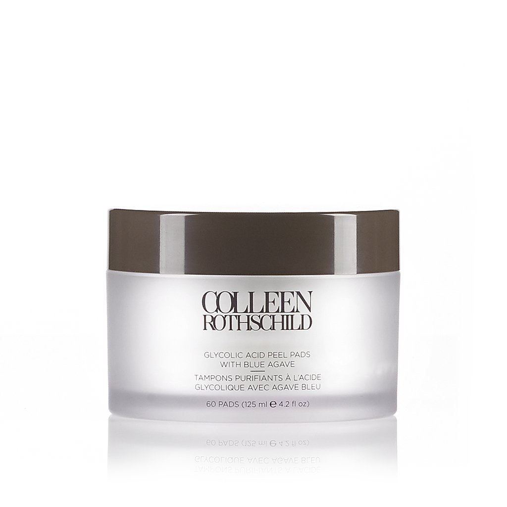 Glycolic Acid Peel Pads with Blue Agave - Colleen Rothschild Beauty