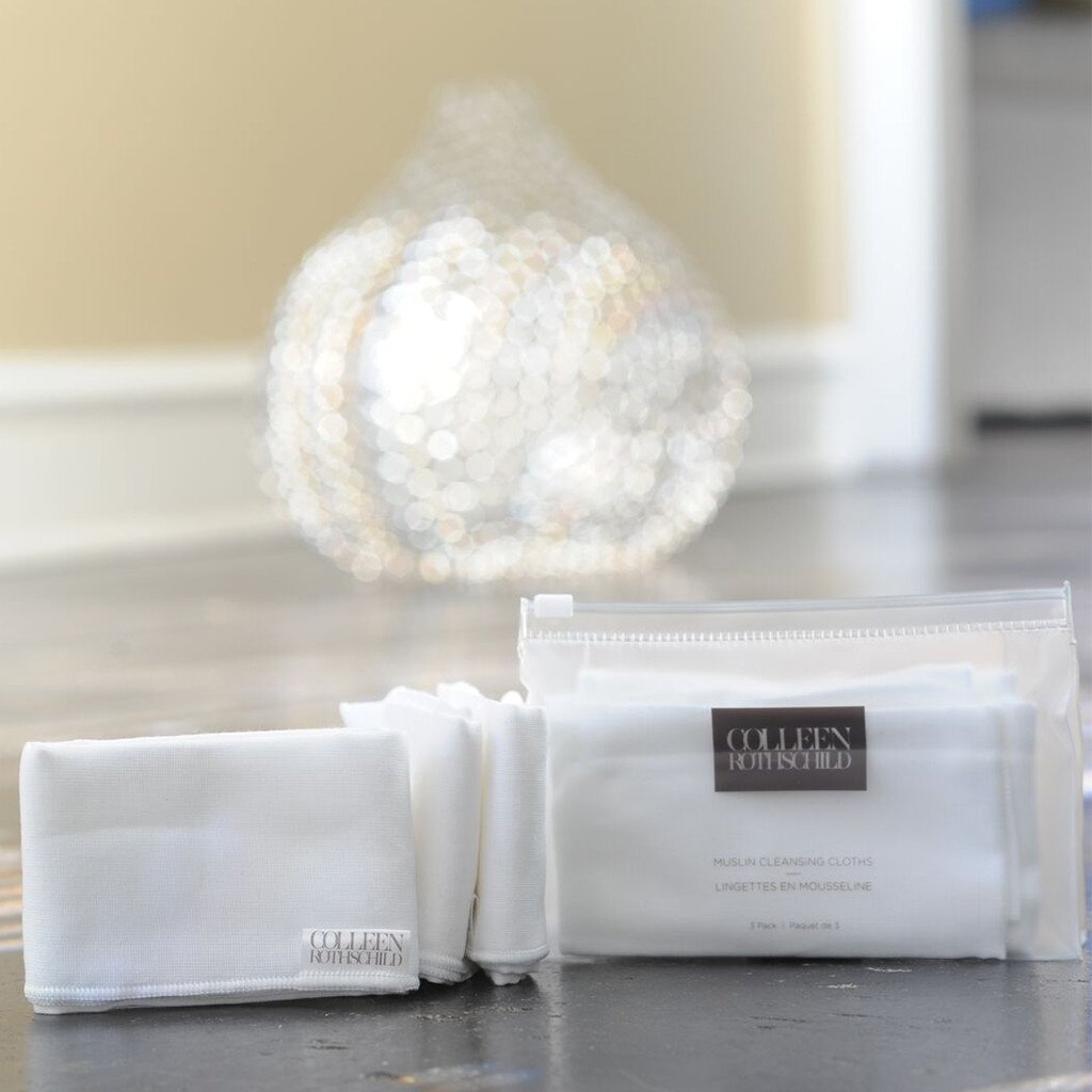 Muslin Cleansing Cloths - 100% Cotton - Colleen Rothschild Skincare –  Colleen Rothschild Beauty