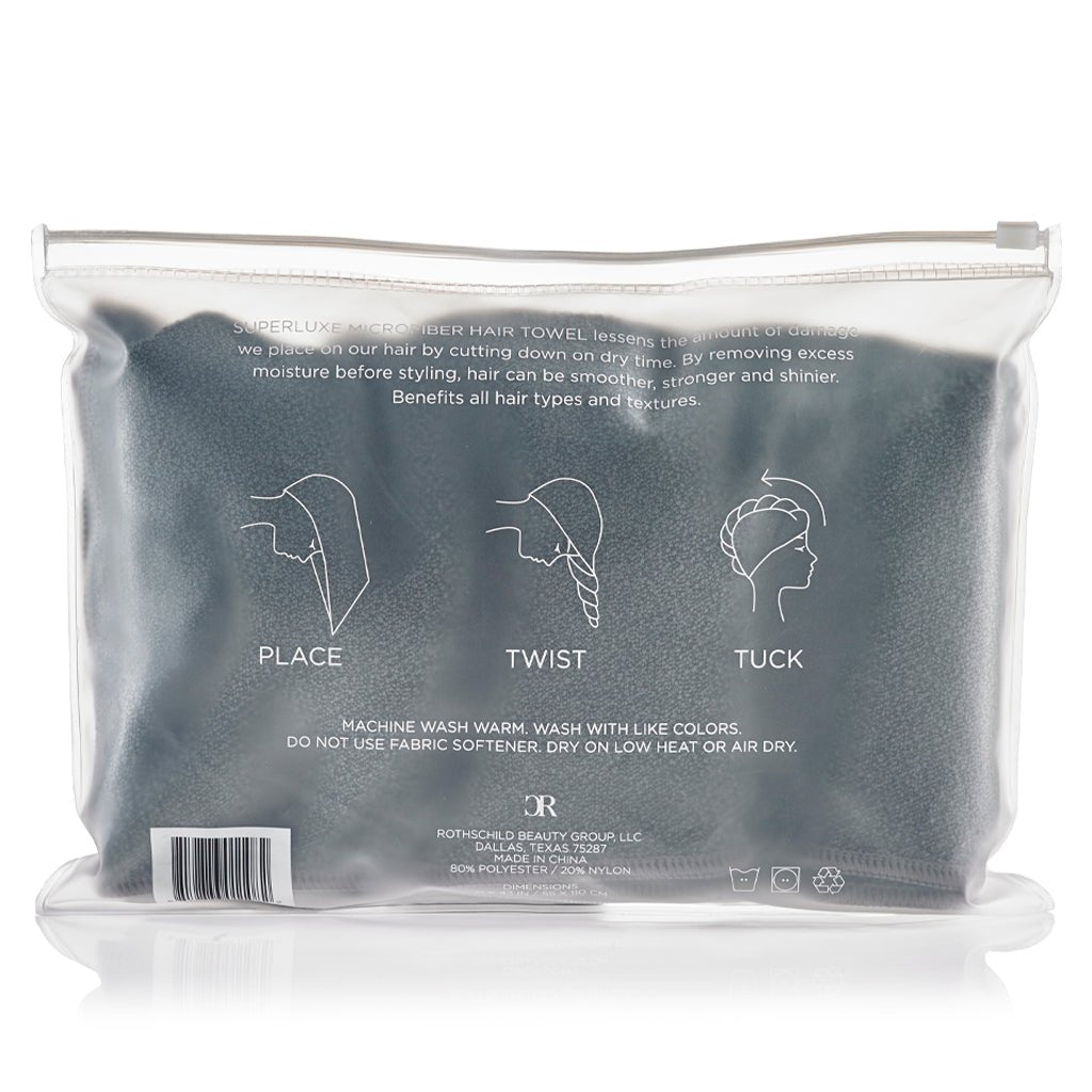 Superluxe Microfiber Hair Towel - Colleen Rothschild Beauty